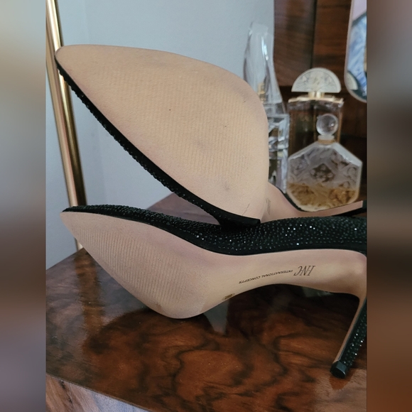 INC new black stilettos sparkle size 8 - Picture 6 of 6
